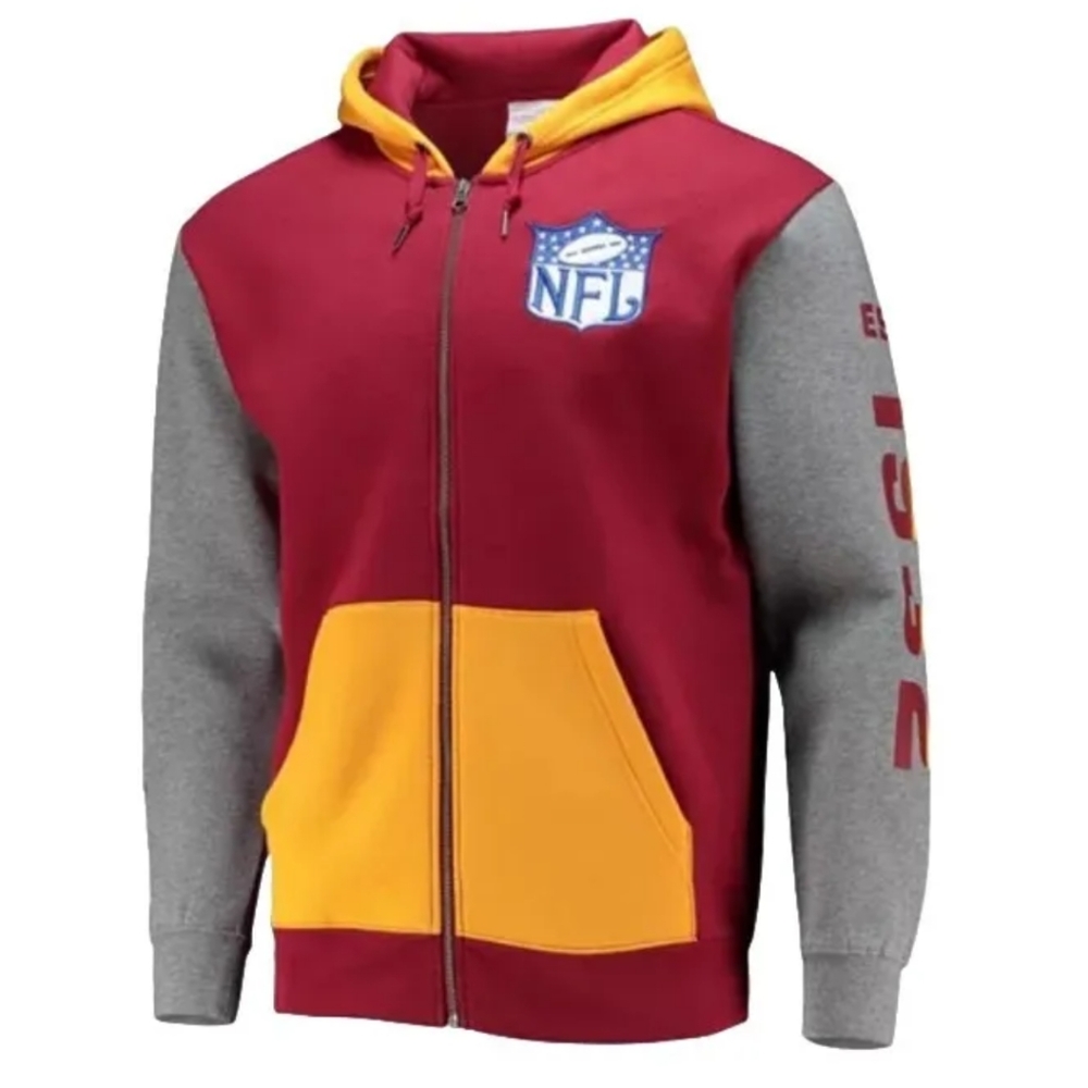 Mitchell Ness Throwbacks Zip Jacket Adult XL NFL Washington Football Redskins